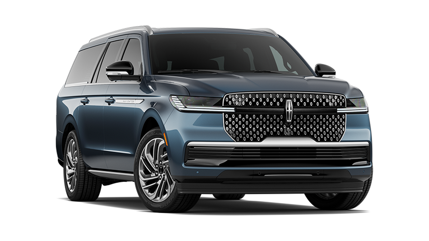 Un modèle Lincoln Navigator® Ultra L 2027 de couleur Nocturnal Blue métallisé à coût supplémentaire