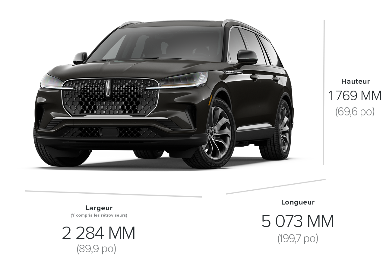 L'extérieur d'un Lincoln Aviator® Première de 2027