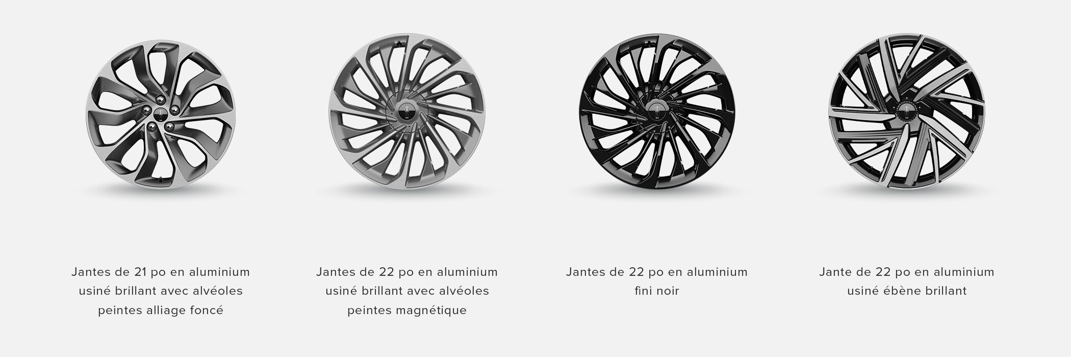 Les options de jantes du modèle Lincoln Aviator® Ultra 2027
