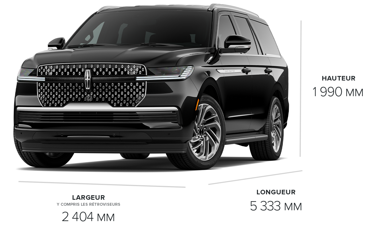 L'extérieur du modèle Lincoln Navigator® Première 2027