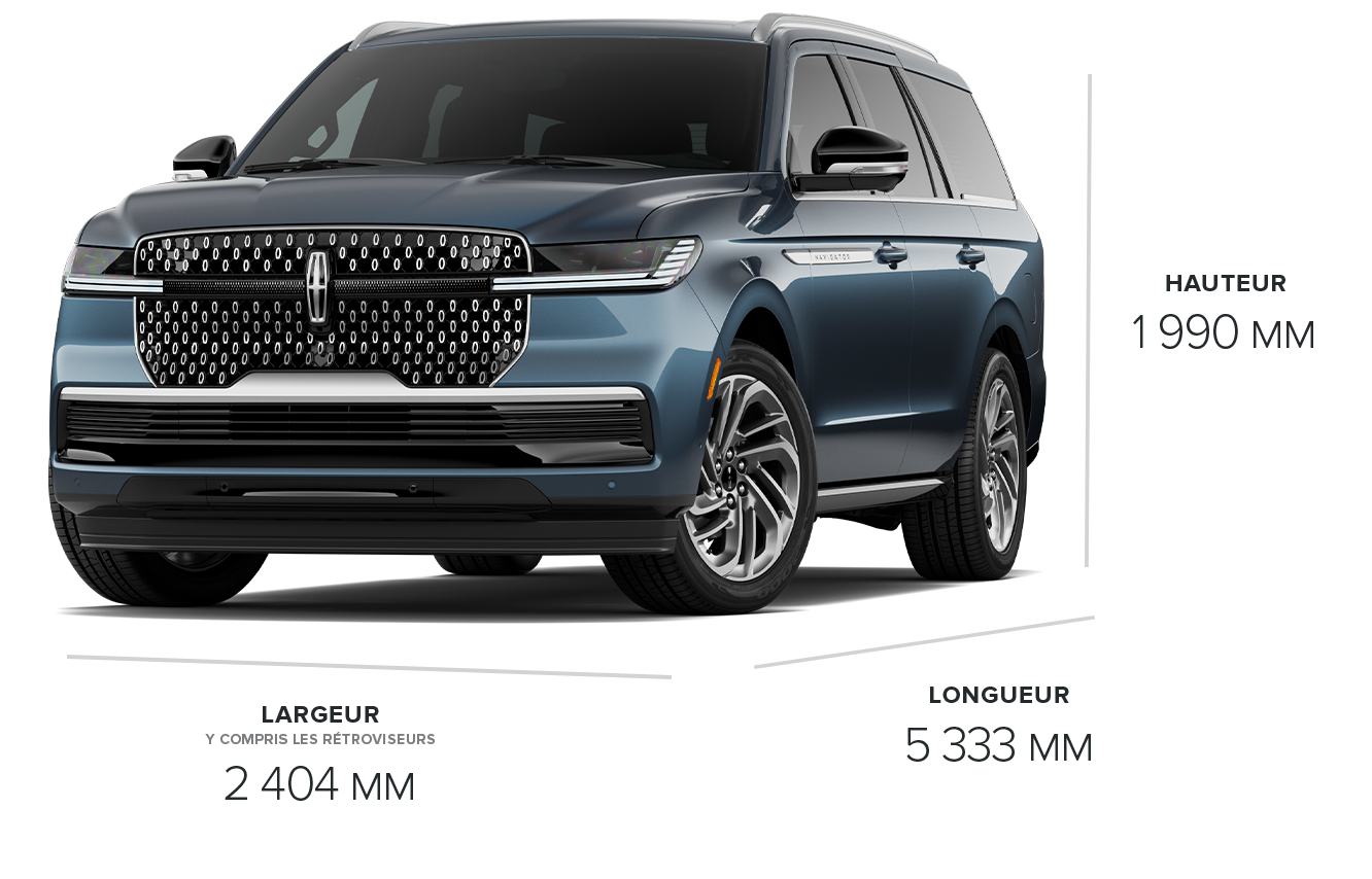 L'extérieur du modèle Lincoln Navigator® Ultra 2027