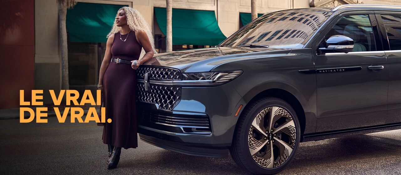 Le vrai de vrai. Serena Williams avec le tout nouveau Lincoln Navigator 2025.