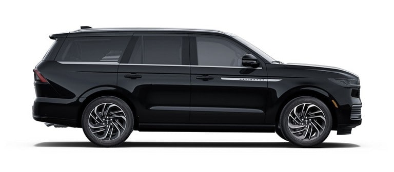 Un Lincoln Navigator Ultra 2025 en noir infini