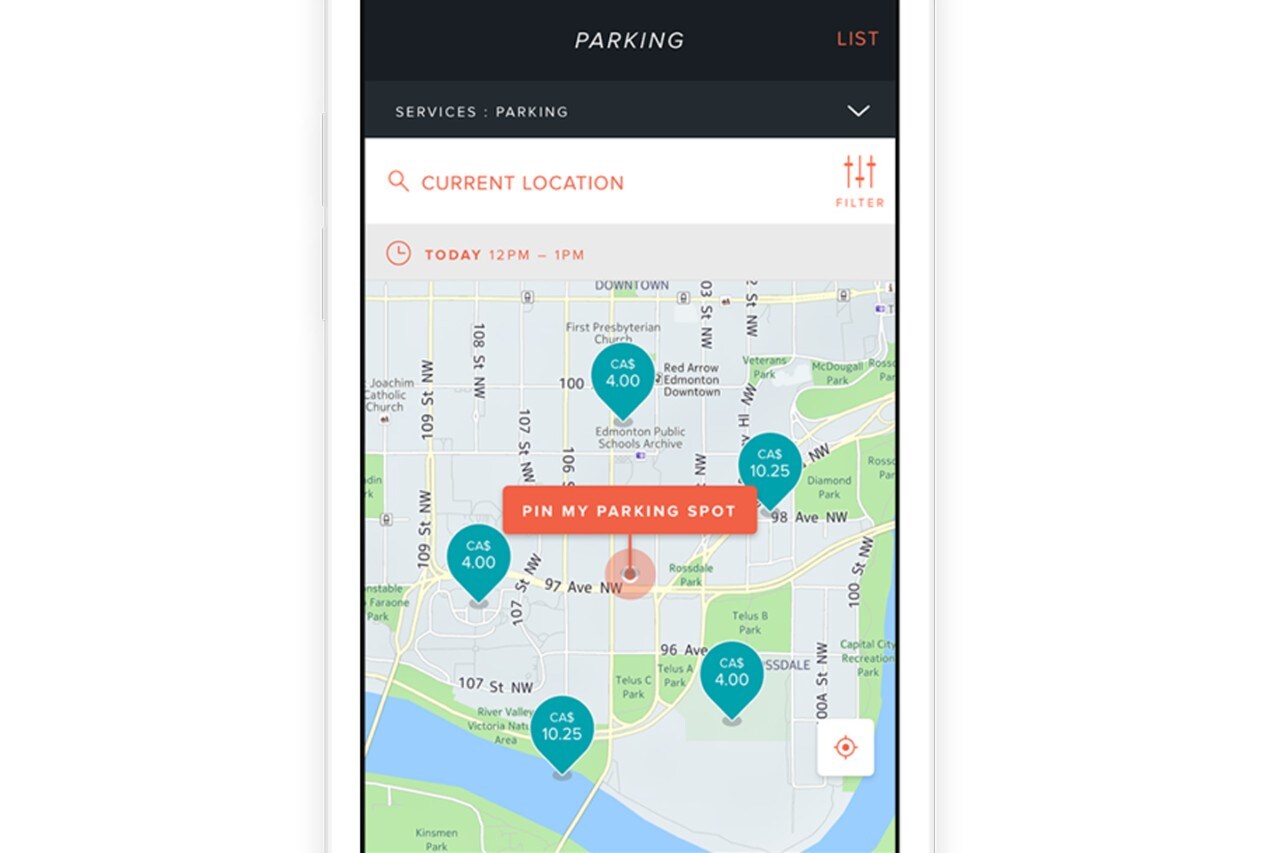 Lincoln Way Parking Map