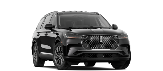 Un modèle Lincoln Aviator Premiere 2026 de couleur noir infini