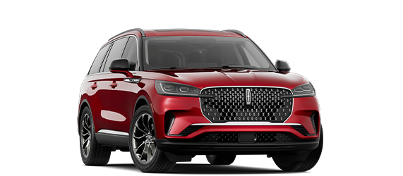 Un modèle Lincoln Aviator Ultra 2026 avec un extérieur en couleur Tapis rouge à coût supplémentaire