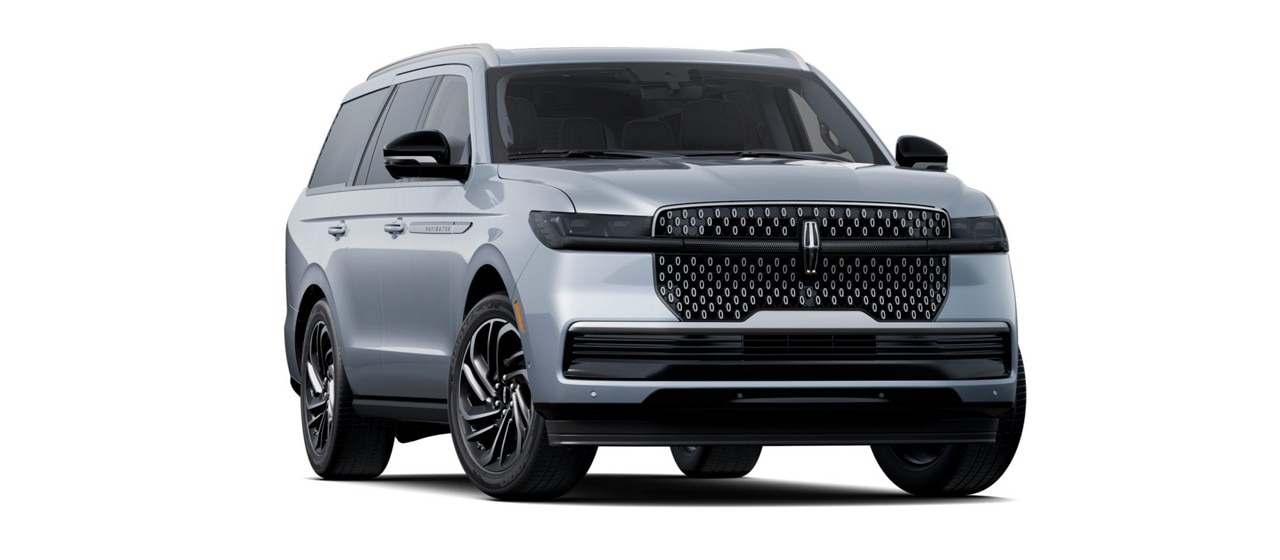 Modèle Lincoln Navigator Ultra 2025 illustré en bruine grise