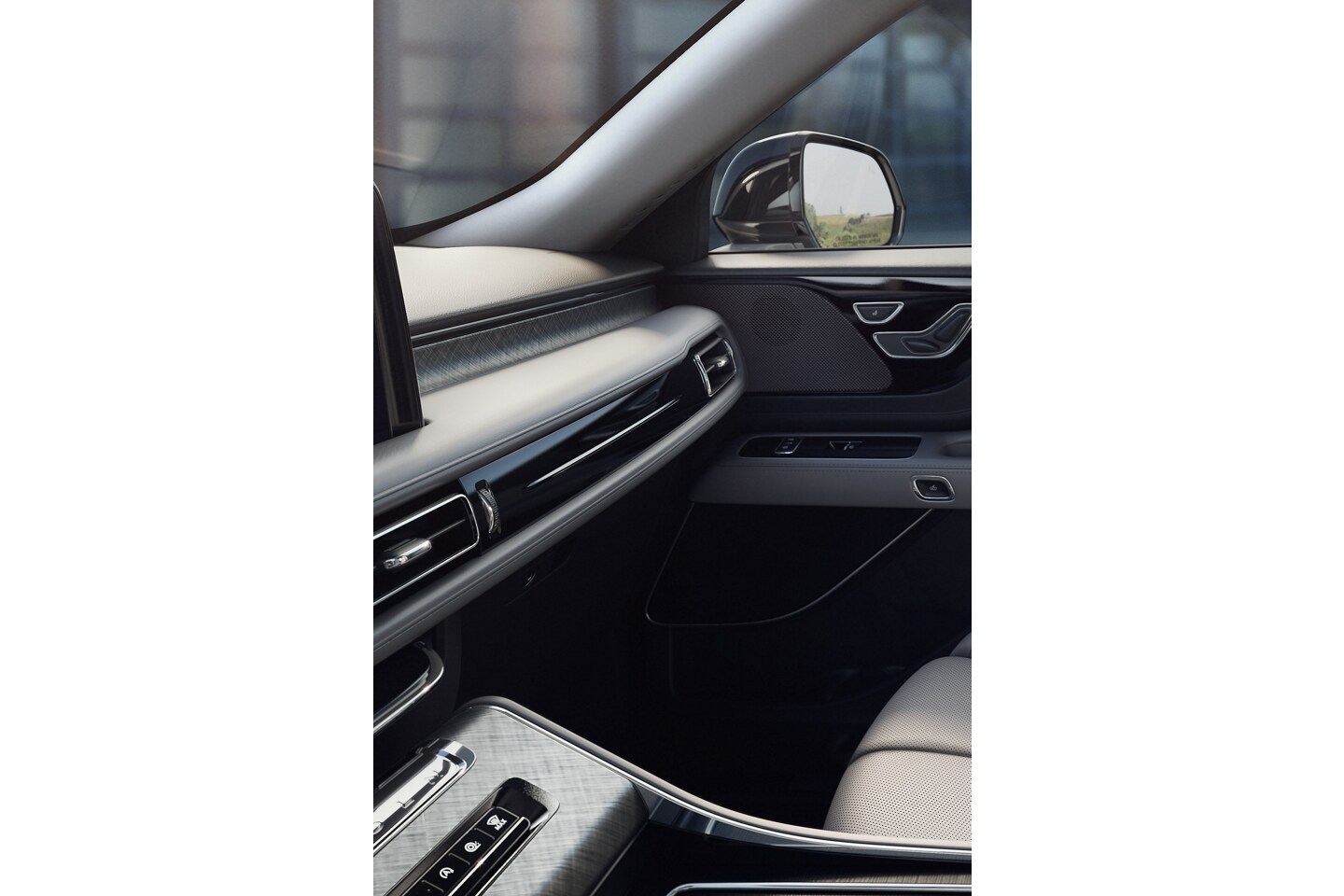 L'intérieur d'un Lincoln Aviator 2025